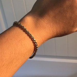 A 14k bracelet and chain. NOT PLATED